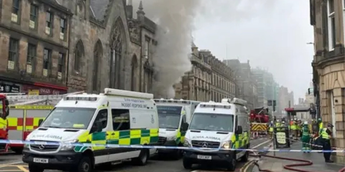 Video Footage: Fire Damages Iconic Edinburgh Café